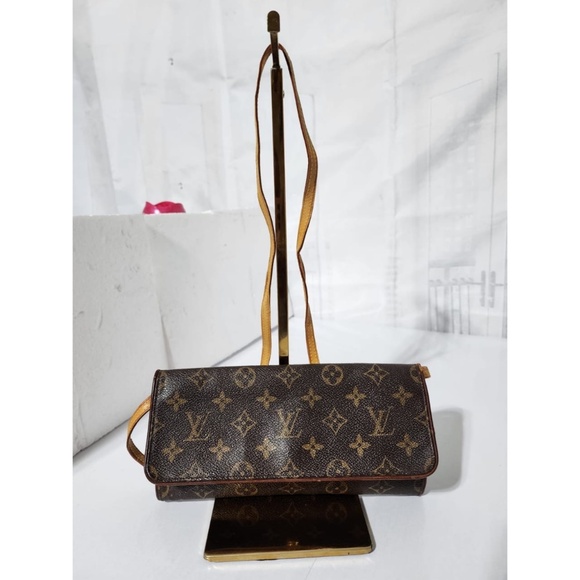 Authentic Louis Vuitton Monogram Twin GM Crossbody Bag Brown - Picture 1 of 14